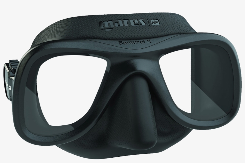Mares Samurai X Mask - Masque Samurai X Mares Noir, transparent png download