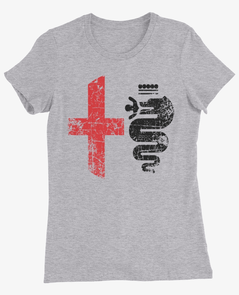 Alfa Romeo Grunge Distressed Logo Design Women's Slim - Wynonna Earp T Shirt, transparent png download