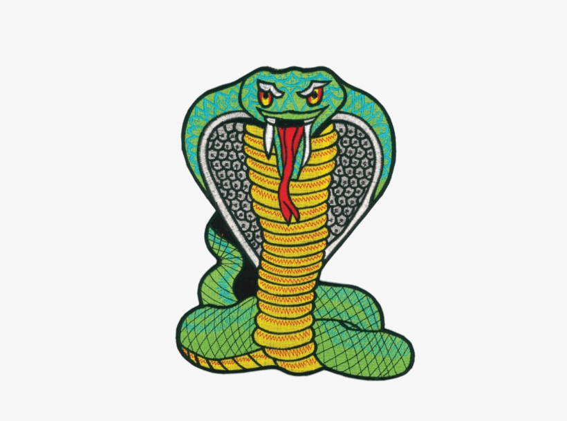 1218 Cobra Patch 10"h - Patch Cobra, transparent png download