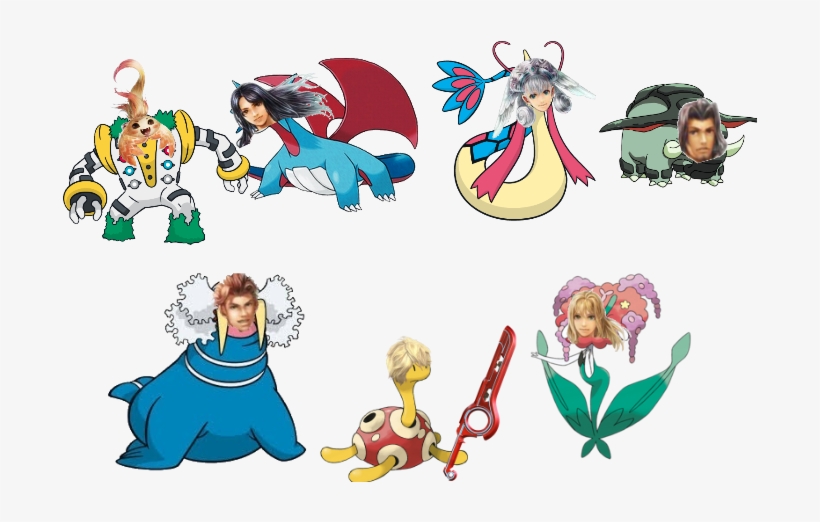 Here's The Group Picture With The Rest Of The Party - Pokemon Shuckle Shulk, transparent png download