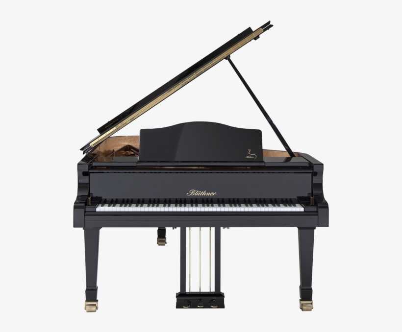 Blüthner Model 4 Grand Piano - Piano From Front, transparent png download