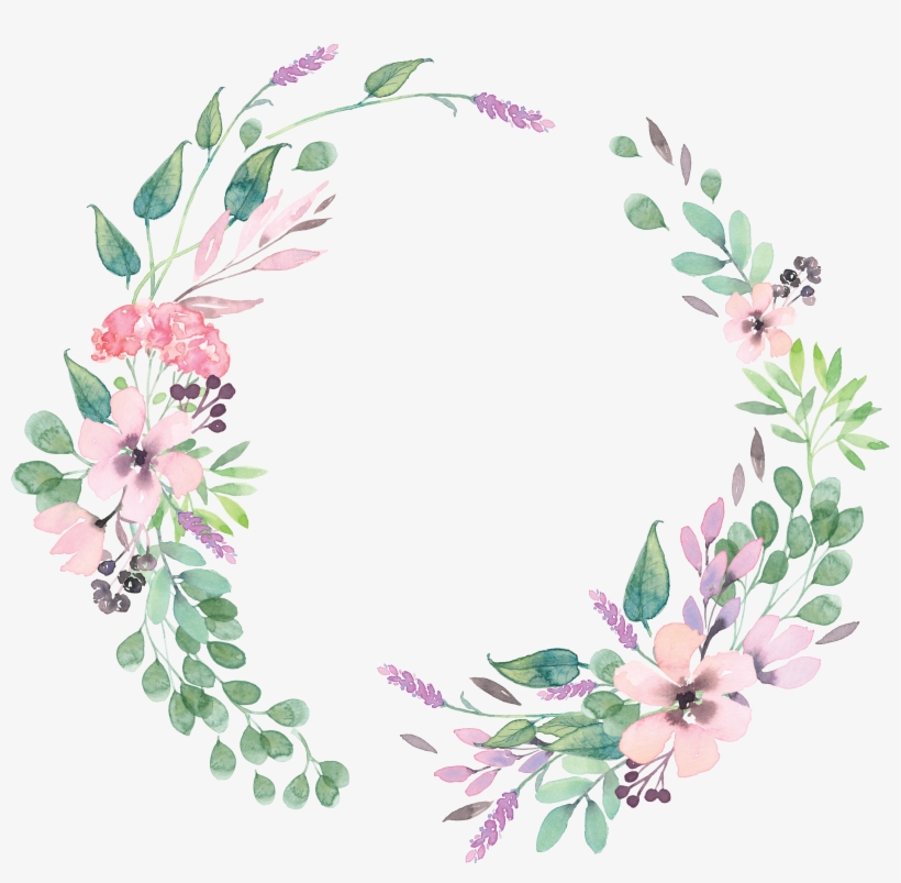 H749 Watercolor Drawing, Botanical Illustration, Calendar, - Journal Notebook Flower Garden #2: 110 Page Lined And, transparent png download