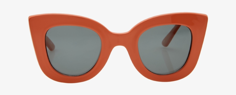 Orange Cat Cat Sunglasses - Reflection, transparent png download