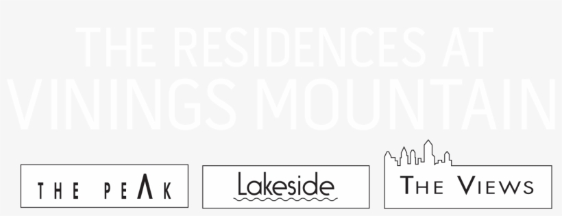 The Residences At Vinings Mountain Logo White And Black - Honest Trailer Starring, transparent png download
