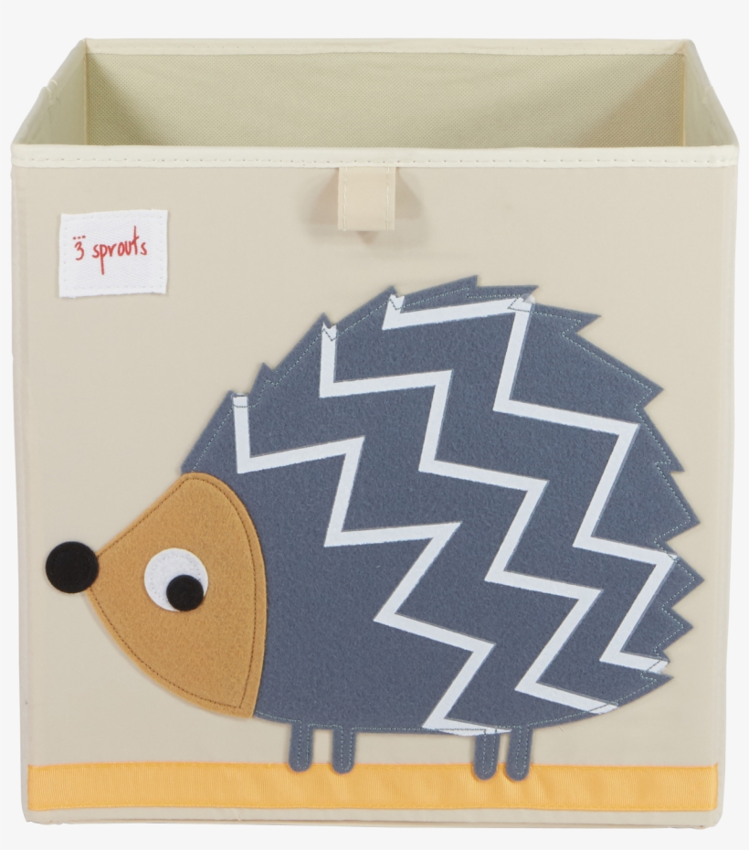 3 Sprouts Hedgehog Storage Box - 3 Sprouts Canvas Storage Box Hedgehog, transparent png download