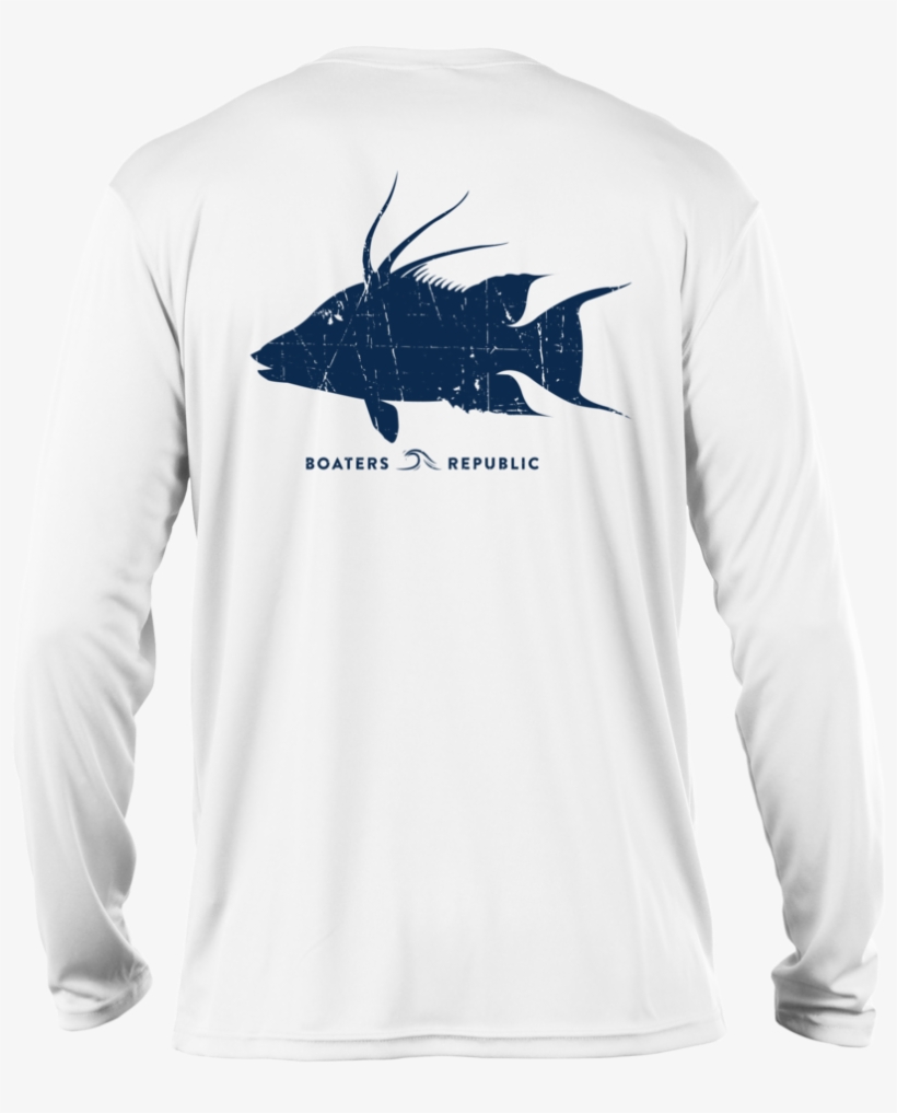 Distressed Hogfish L/s, transparent png download