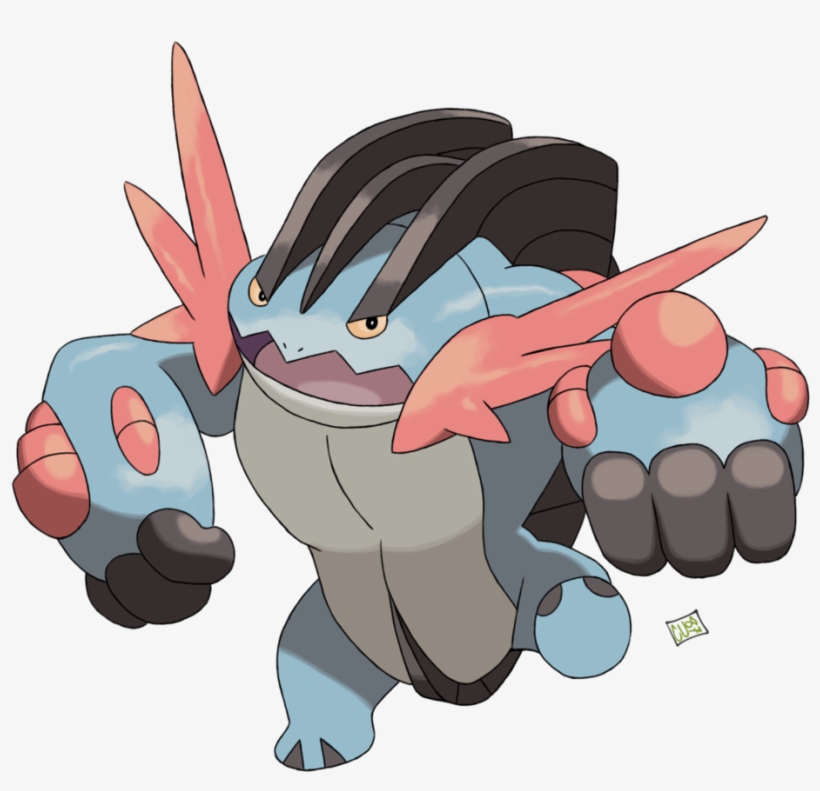 Pokemon Mega Evolution Swampert Mega Swampert On Tumblr
