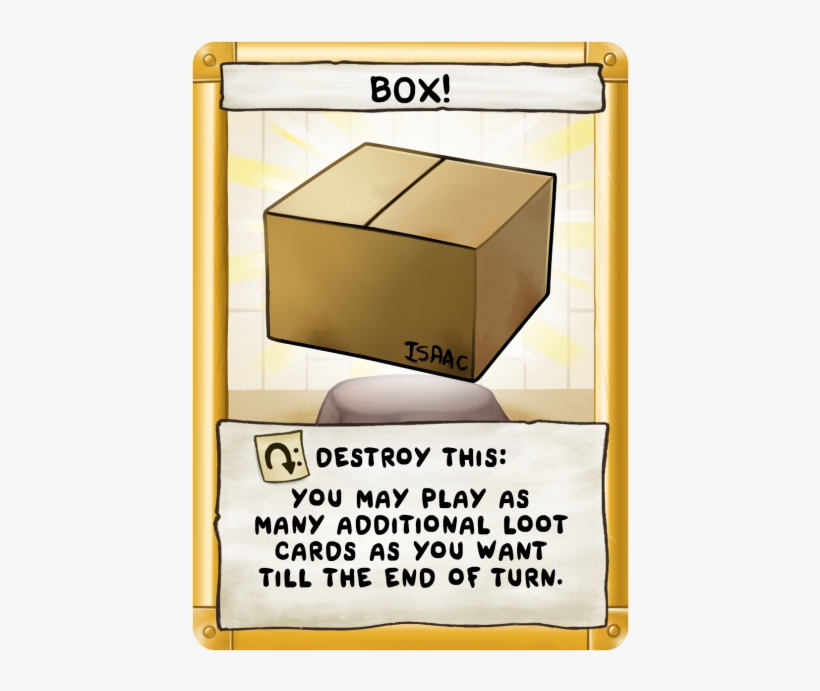 Box - Isaac Four Souls Cards, transparent png download