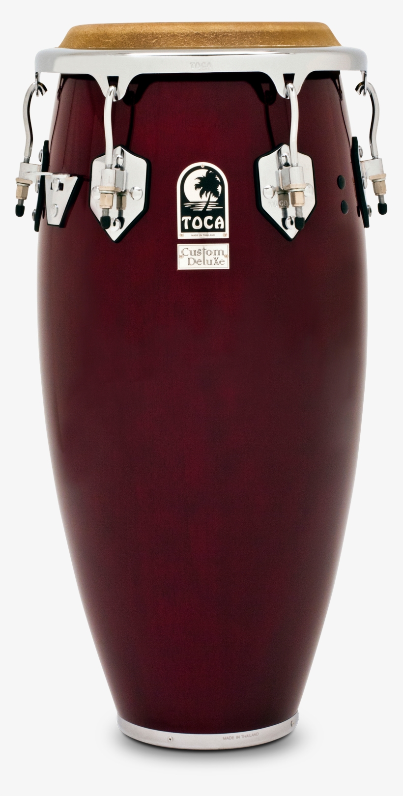 Toca Custom Deluxe Tunable Dark Walnut 11-3/4" Conga - Toca Custom Deluxe Wood Quinto, transparent png download
