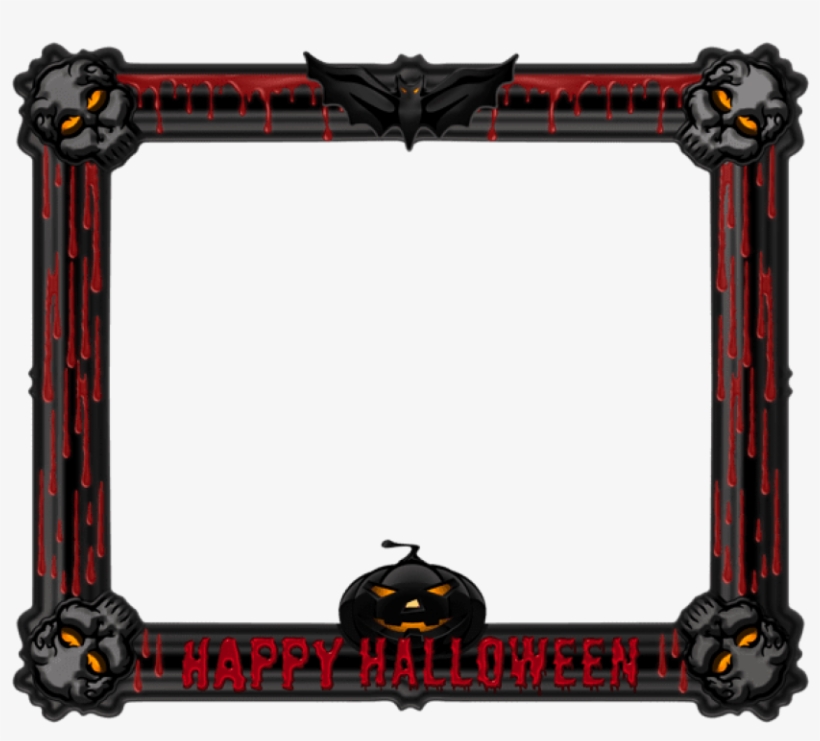 Free Png Best Stock Photos Halloween Blackframe Background - Portable Network Graphics, transparent png download