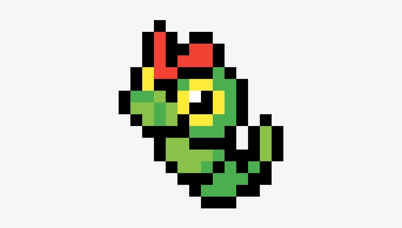 Caterpie - Caterpie Pixel Art Grid, transparent png download