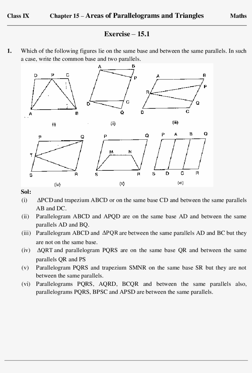Rd Sharma Maths Solutions For Class-ix, transparent png download