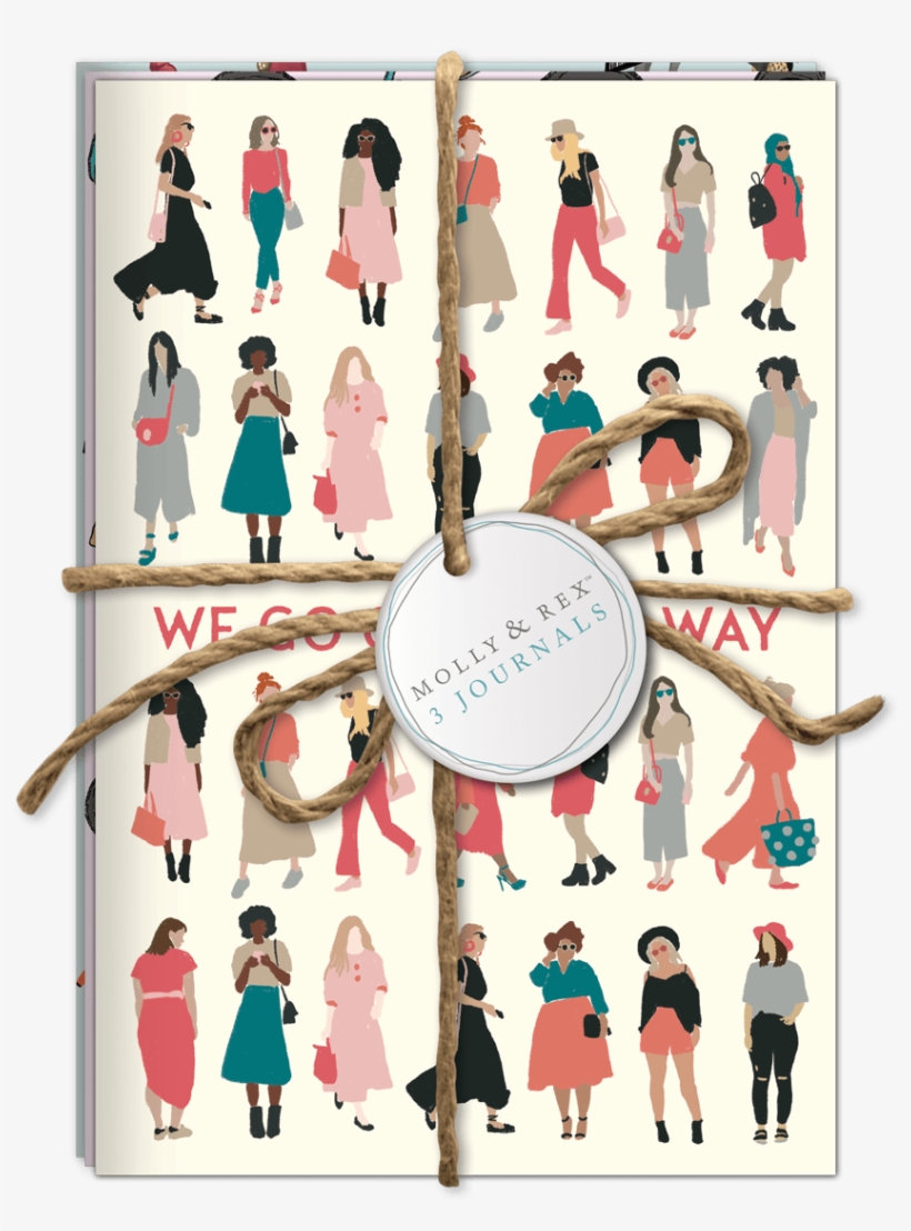 Yes She Can Twine Journal Trio - Girl, transparent png download