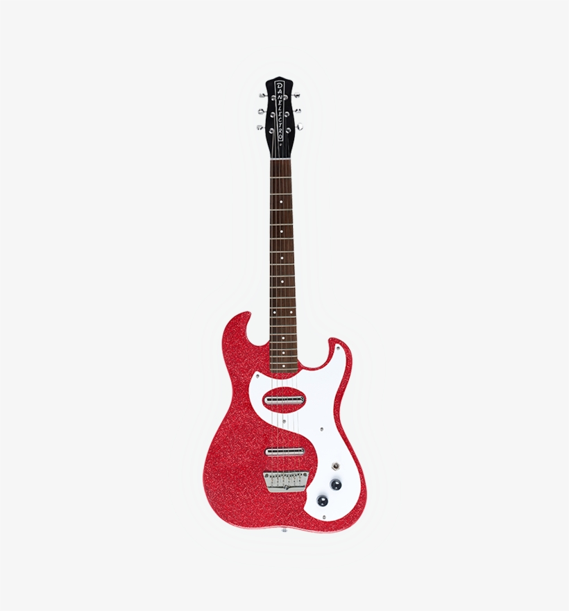 Danelectro '63 - Turquoise Metal Flake Guitar, transparent png download