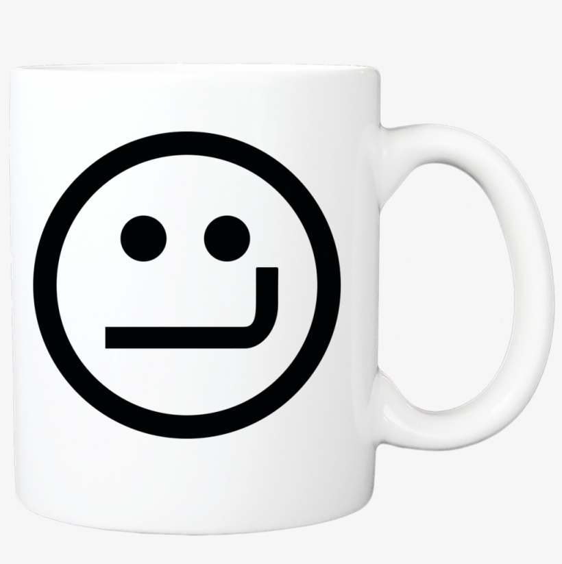 Smirk Face Coffee Mug - Smiley, transparent png download