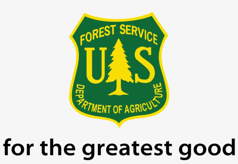 1 Logo Standard Blk Tag - Us Forest Service, transparent png download