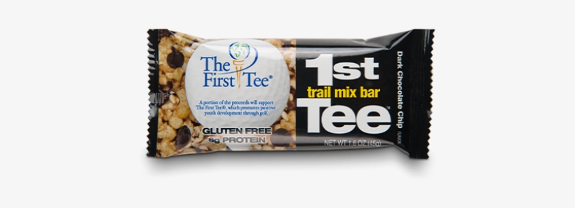 1st Tee Dark Chocolate Chip Trail Mix Bar - Chocolate Chip, transparent png download