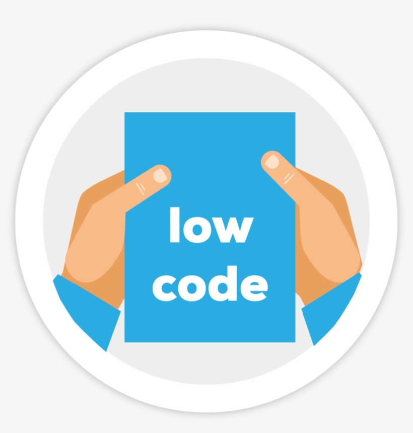 Illustration Of Two Hands Holding A Paper That Says, - Low-code Development Platform, transparent png download