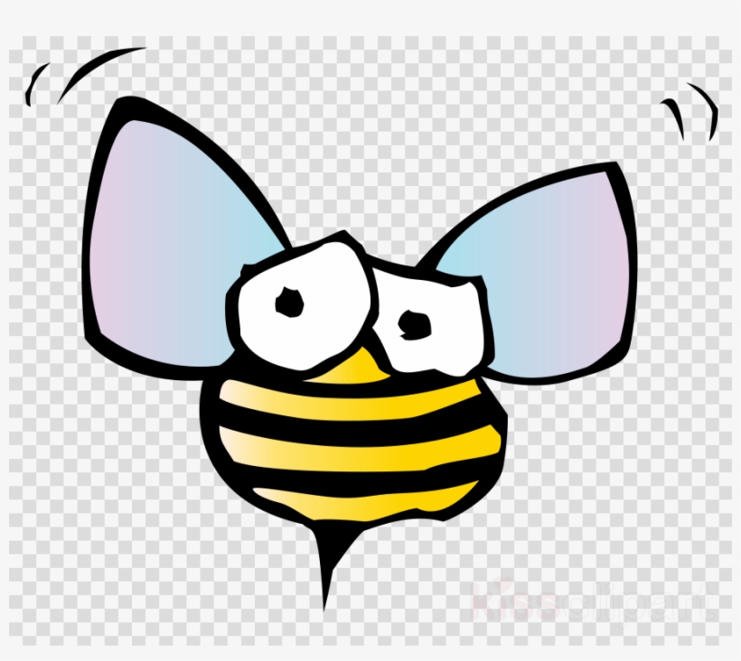 Bugs Cartoon Clipart Bugs Bunny Insect Clip Art - Bee Png Clipart White And Black, transparent png download