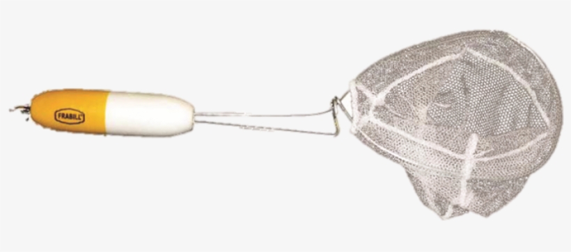 Baitwell Net 3" X 5" White Nylon Hoop - Frabill Floating Dip Net, transparent png download