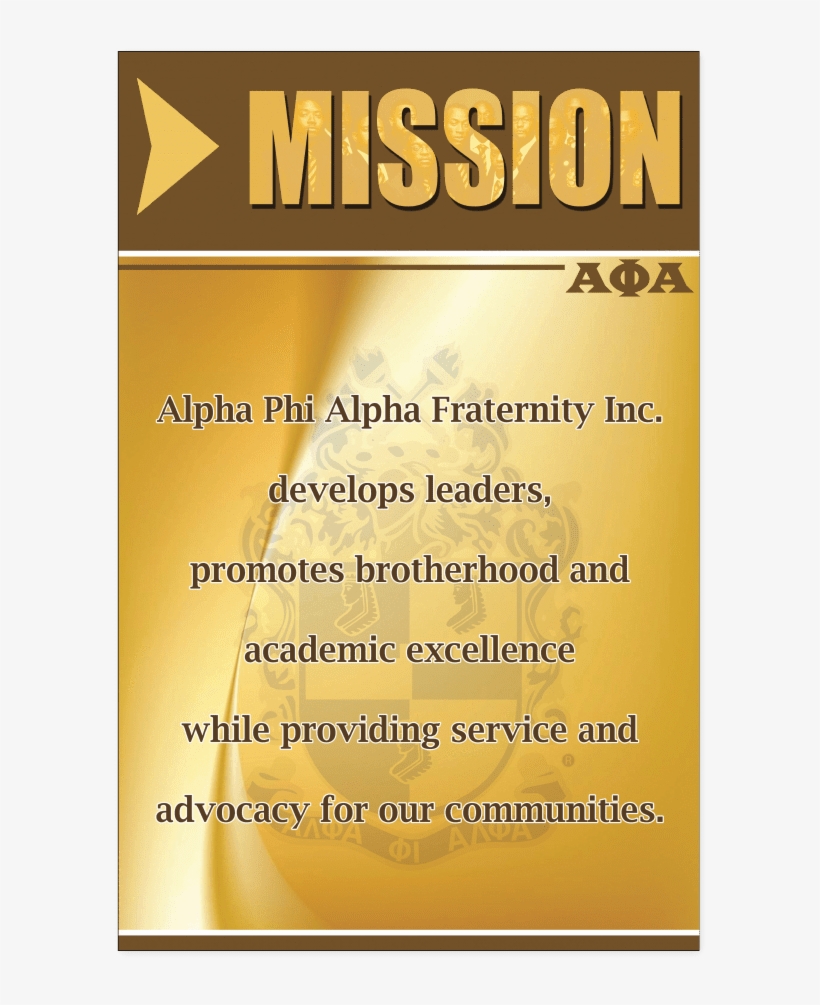 Alpha Phi Alpha Mission Wall Art - Hypokalemia, transparent png download