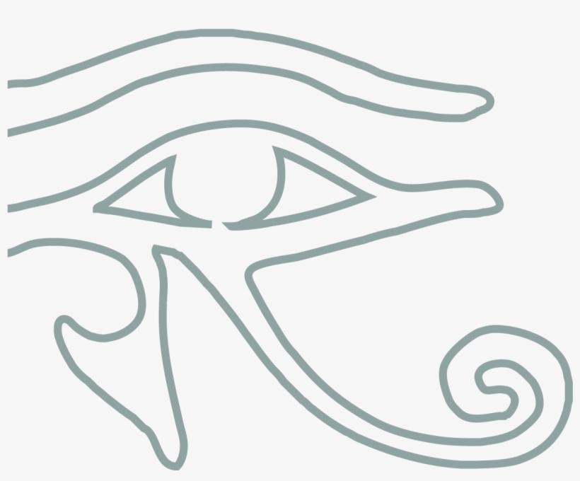 Msc Bkgrd Eye Of Horus - Sketch, transparent png download