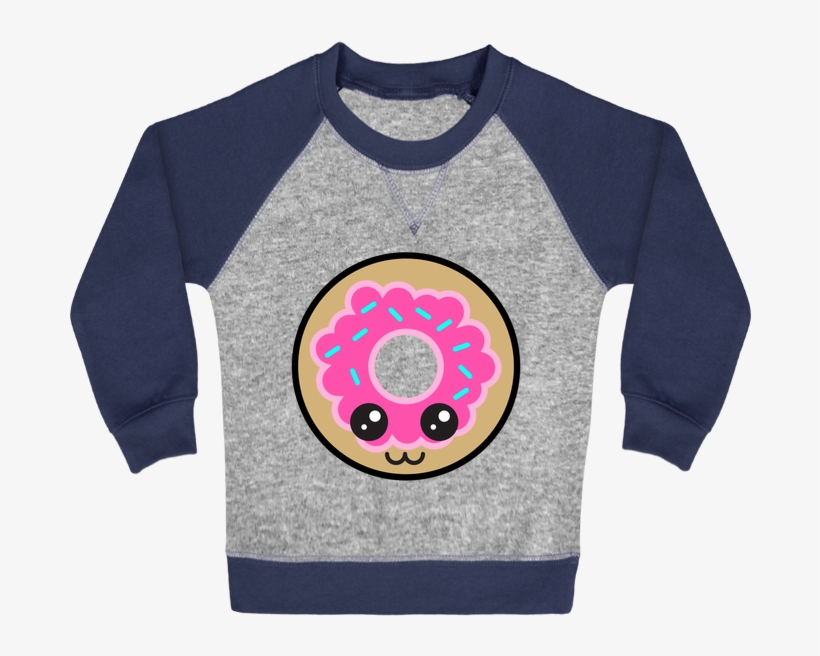 Sweat Shirt Bébé Col Rond Manches Raglan Contrastées - Collar, transparent png download