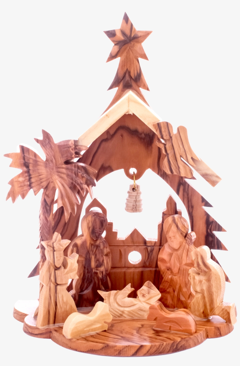 Nativity Set Quick View - Christmas Tree, transparent png download