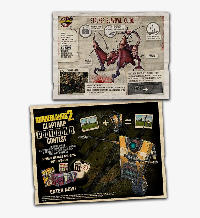 Borderlands 2 Social Campaign Case Study - Borderlands 2 Stalker Enemy, transparent png download