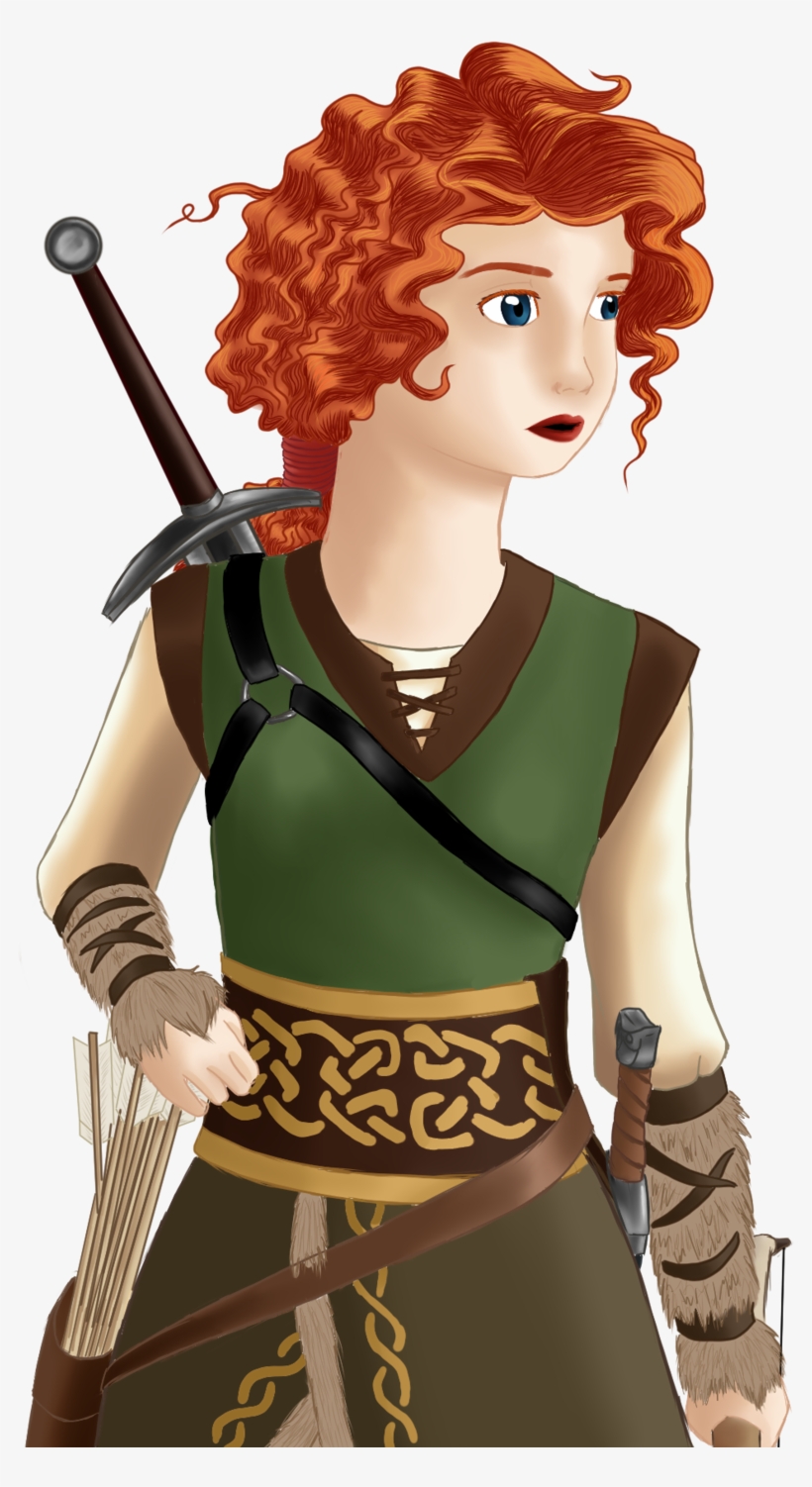 Dragon Trapper Merida By Songofafreeheart-d9v7mwf - Illustration, transparent png download