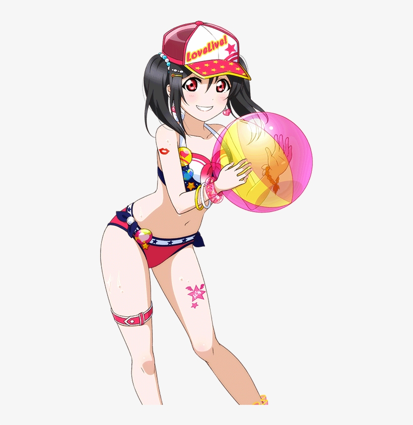 Added Clean Nico Ssr Transparents For Pool2 Nico And - Love Live Nico Bikini, transparent png download