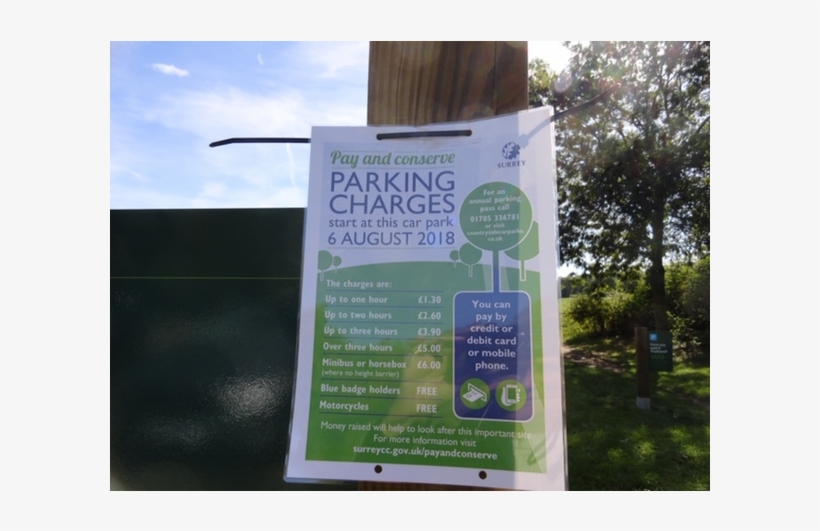 Unpopular Parking Charges On The County Council's Countryside - Surrey, transparent png download
