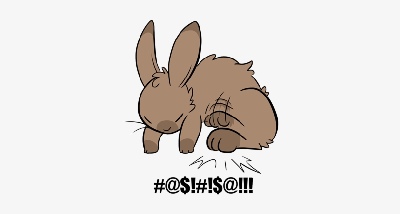 Angry Thumper - Teepublic, transparent png download