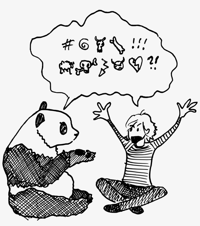 Panda - Cartoon, transparent png download