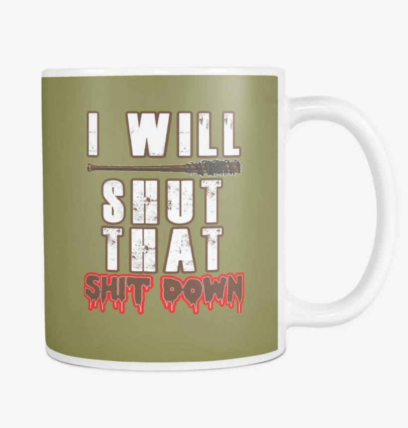 I Will Shut That Down Green Mug - Beer Stein, transparent png download