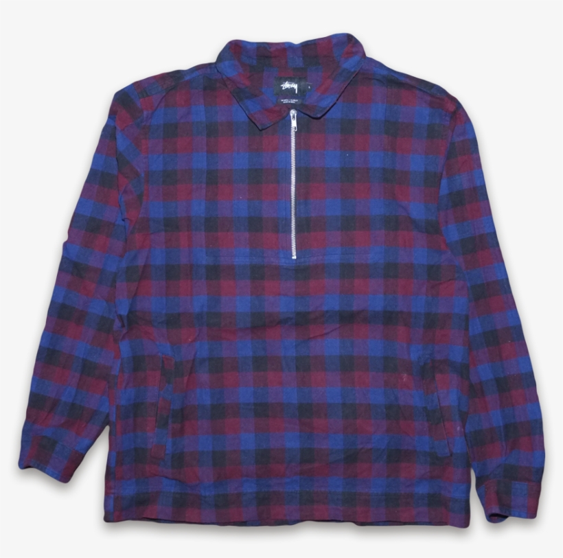 Stussy Half Zip Polo Large - Stüssy, transparent png download