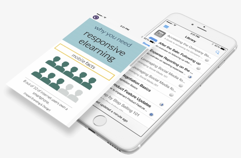 Elearning Mobile App - Quickstart Page, transparent png download