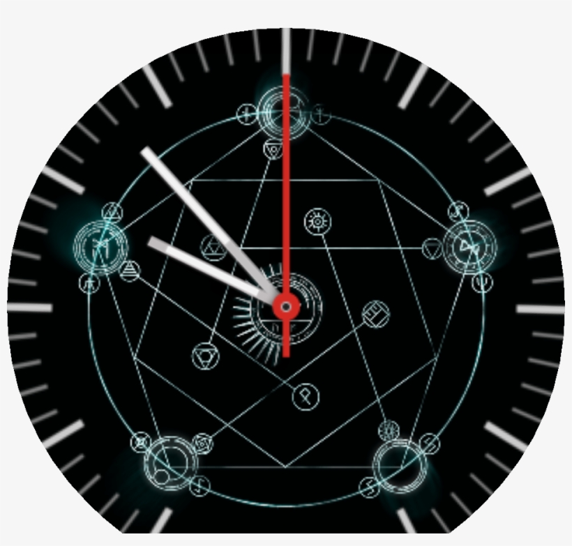 Alcahestry Reverse Watch Face Preview, transparent png download