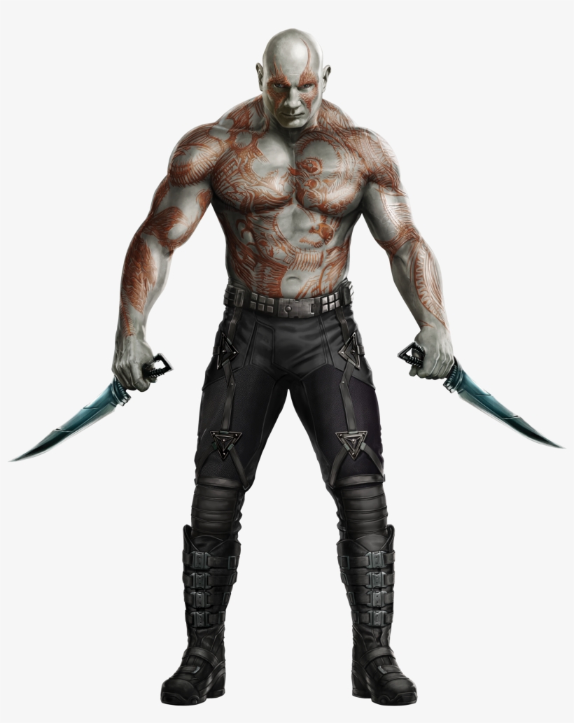 Drax Promo Wall Decor - Drax Marvel Guardians Of Galaxy, transparent png download