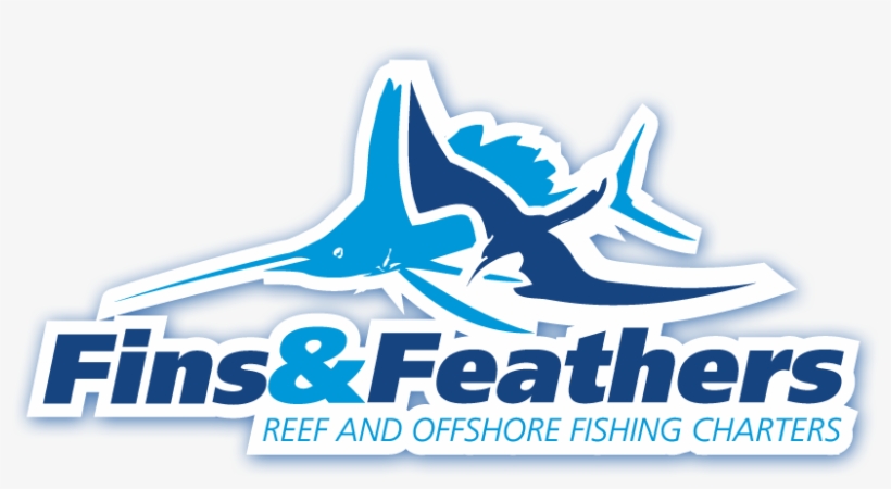 Fins & Feathers, Reef And Offshore Fishing Charters - Miami Fishing Charters Logos, transparent png download