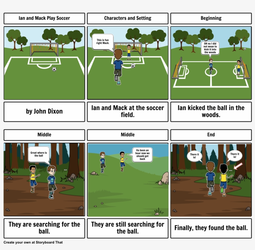 Ian And Mack Play Soccer, transparent png download