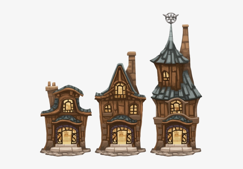 Halloween House Vector Free Png Image - House Tower Clipart Png, transparent png download