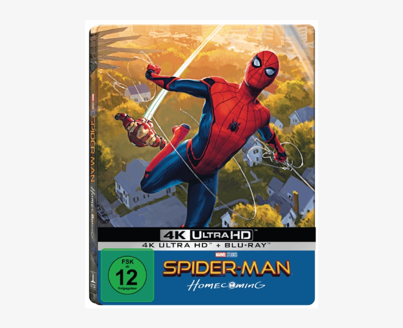 911565157 Spider Man Homecoming (4k - Spider Man Homecoming Steelbook Best Buy, transparent png download