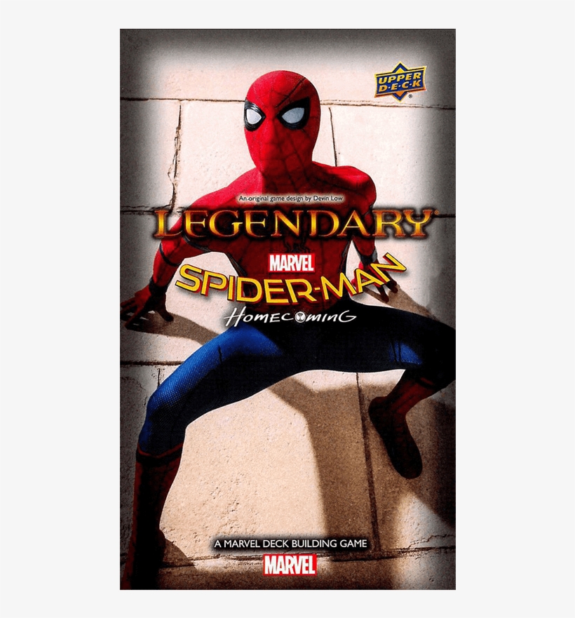 Spider-man Homecoming Small Box Expansion - Upper Deck Legendary: Marvel Deck Building Game: Spider-man, transparent png download