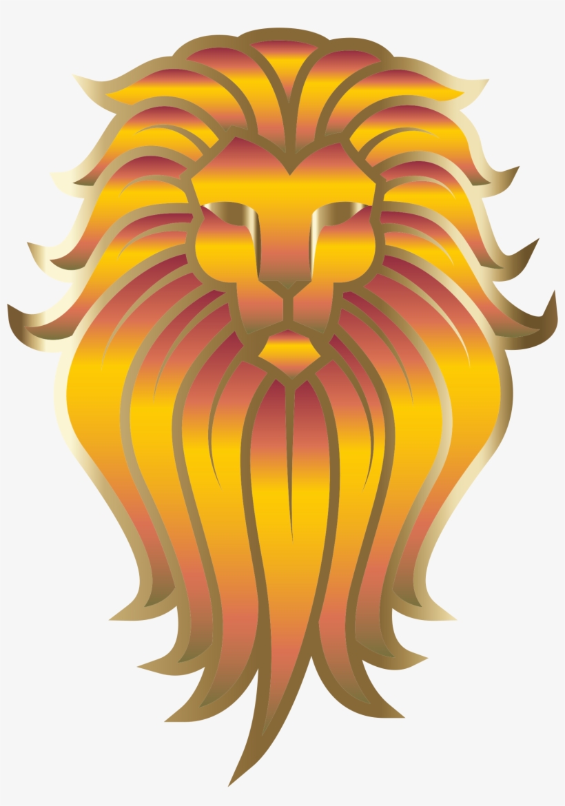 This Free Icons Png Design Of Chromatic Lion Face Tattoo, transparent png download
