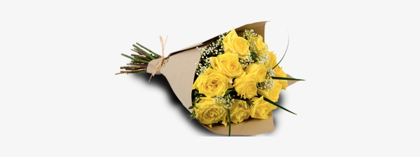 Yellow Roses - Yellow Roses Bouquet Png, transparent png download