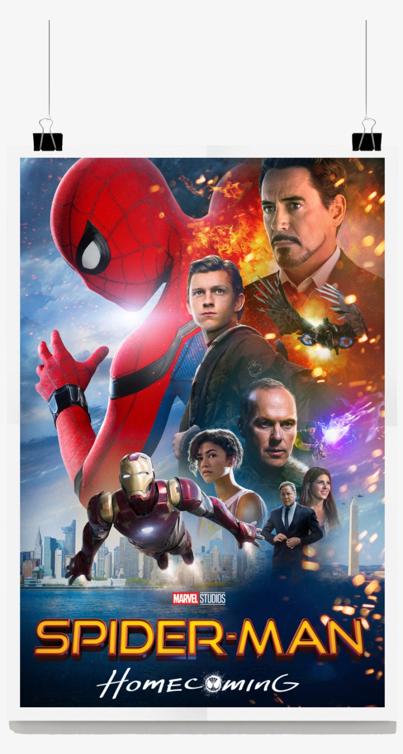 Spider-man - Homecoming - Tom Holland Spiderman Canvas, transparent png download