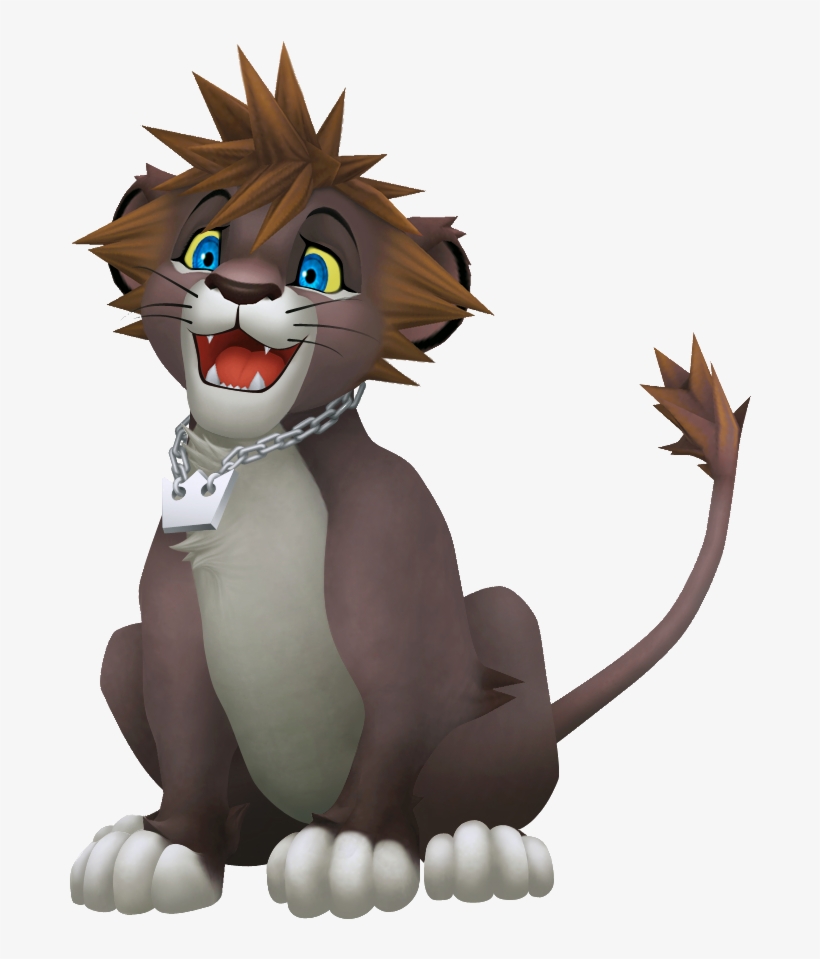 Lion Form Cg - Kingdom Hearts 2 Sora Lion, transparent png download