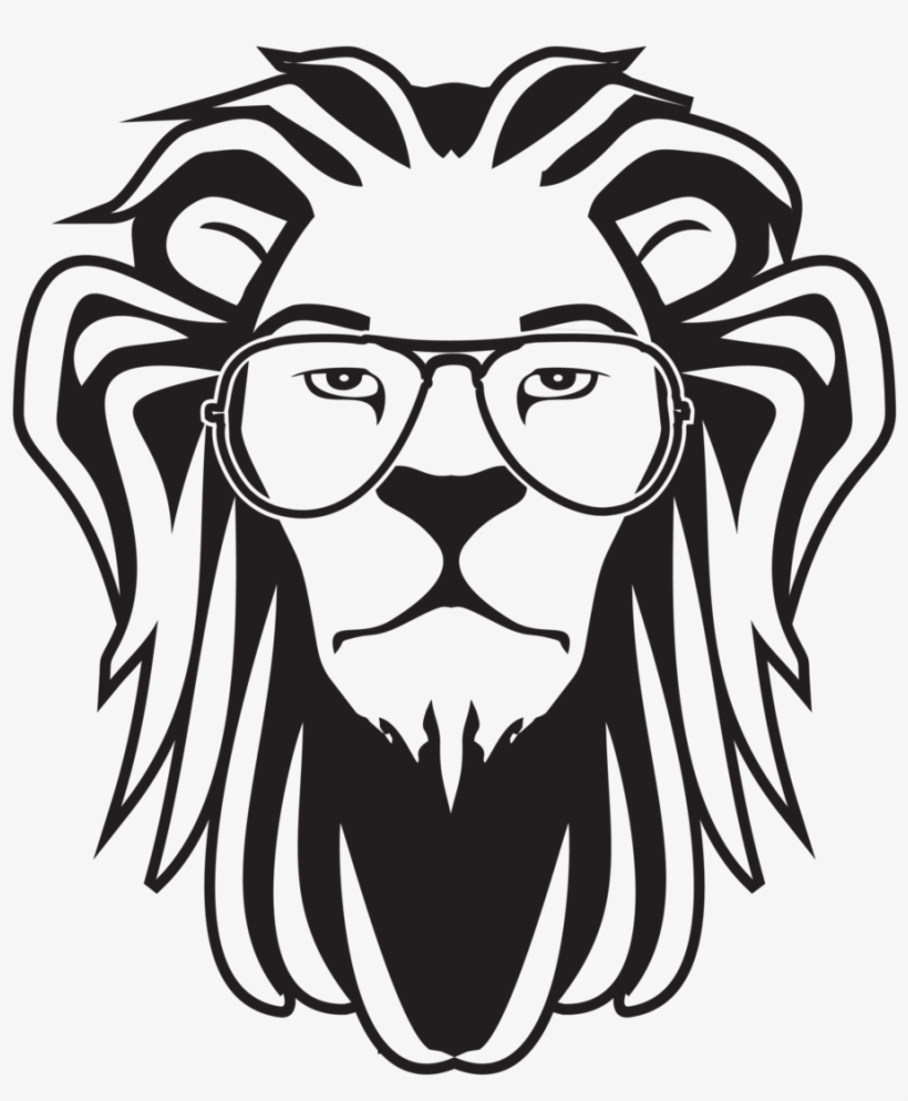 Full Lion In Black Rgb Format=1000w, transparent png download