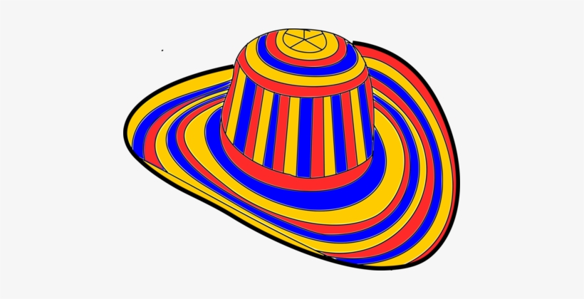 Colombian Cuisine Sombrero Vueltiao Hat Computer Icons - Colombia Clip Art, transparent png download